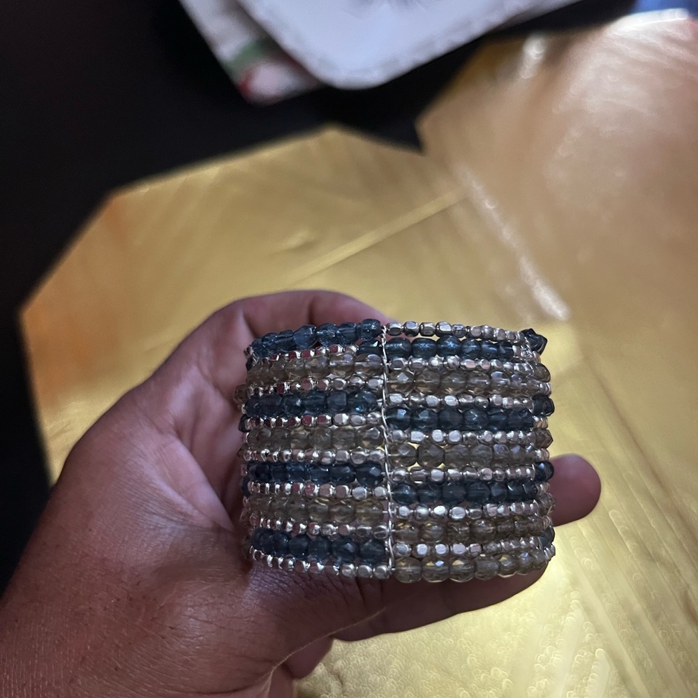 Beaded Cuff Bracelet - Picture 3 of 5